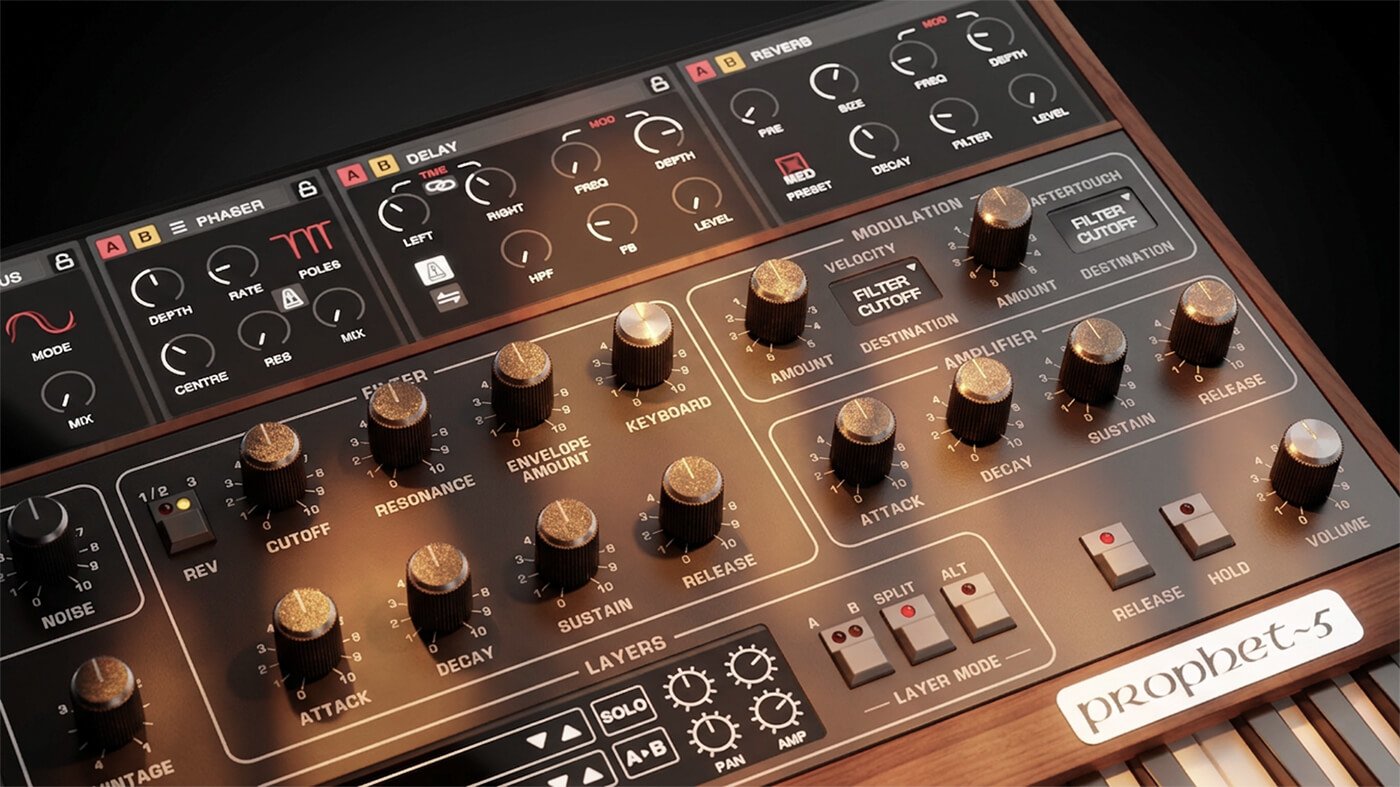 GForce Software Sequential Prophet-5 FX, photo from press