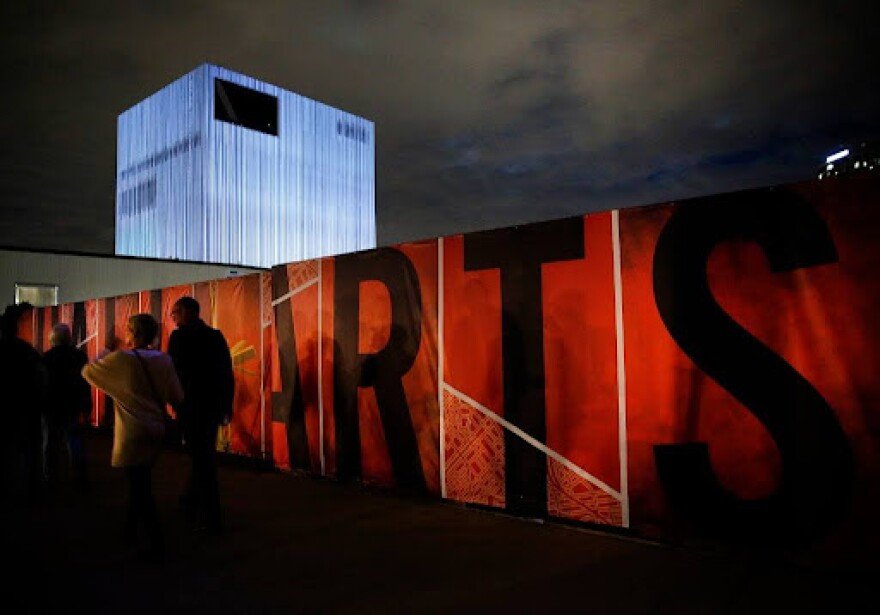 AT&T Performing Arts Center and Dallas Theater Center Announce Merger to Save Money 11 A video projection,