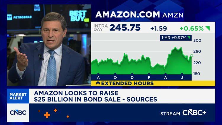 According to sources, Amazon plans to raise $25 billion through bond sales