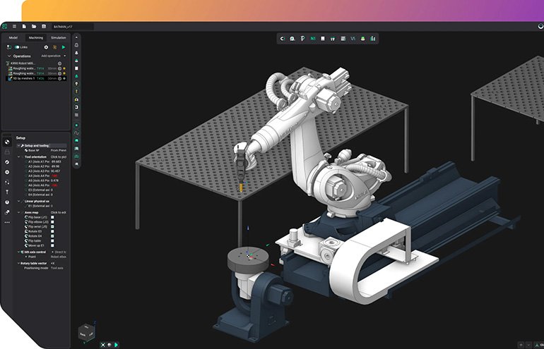 ENCY Software and Stäubli Robotics work together to simplify robot programming 7 ENCY Robot includes the Machine Maker app for creating a digital twin of robot work cells.