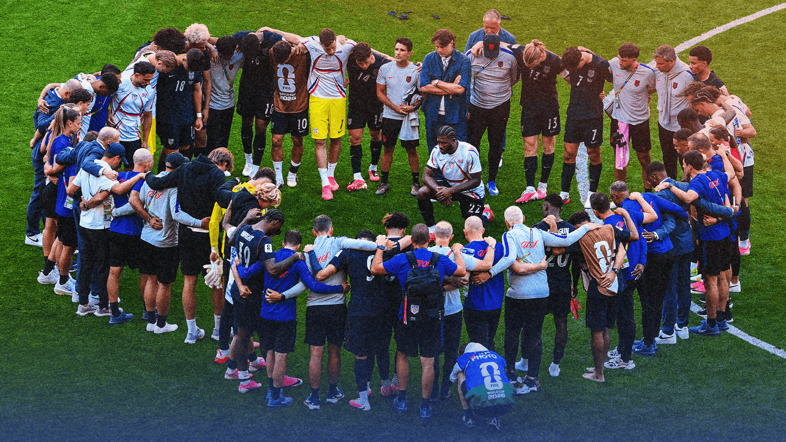 How much prize money is won at the World Cup? 6 The U.S. men's national team huddles after its Round of 16 loss to Belgium