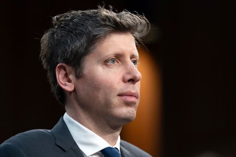 Sam Altman, co-founder and CEO of OpenAI, testifies before a Senate committee hearing in Washington on May 8, 2025