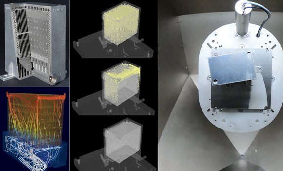 SPR-Pathfinder PRO enables the creation of transparent cross-sections in all planes to identify powder bottlenecks (Courtesy of Solukon)